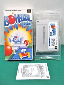 SNES -- BOMBUZAL -- Boxed. Super famicom. Japan game. 11971 - Picture 1 of 12