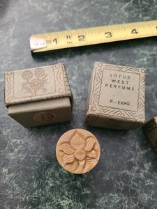 Lotus West Solid Perfume from R. Expo. PATCHOULI . Vintage - Picture 1 of 6