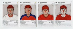 VALERI KHARLAMOV, SERGEI MAKAROV, FETISOV, IGOR LARIONOV Hockey Game Cards RARE