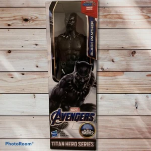BLACK PANTHER Marvel Avengers Titan Hero Series 12 Inch Hasbro Action Figure New - Picture 1 of 6