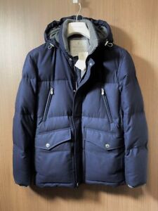 Brunello Cucinelli Cashmere & Silk down jacket Navy size: XS 46 list price $8000