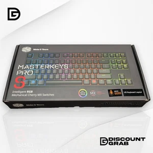 (New) Cooler Master MasterKeys Pro S Cherry MX Brown Mechanical RGB Keyboard - Picture 1 of 5