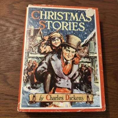 Christmas Stories Charles Dickens Christmas Carol  1940 Whitman Book Rare w/ DJ Foto 1 de 4