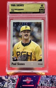 Archivos Topps #200 Paul Skenes 2024 clasificación 10 radiocontrol - Imagen 1 de 2