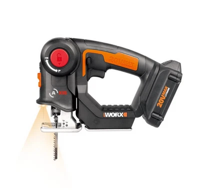 WX550L Worx Axis 20V Power Share Cordless Reciprocating & Jig Saw - OB - Image 1 of 4