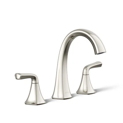 KOHLER Sundae 8 in. Widespread Bathroom Faucet in Vibrant Polished Nickel