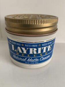 Layrite Natural Matte Cream Mens Matt Medium Hold Hair Styling Pomade 4.25oz