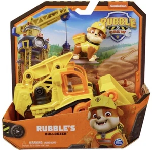 NEW PAW PATROL Rubble & Crew RUBBLE'S BULLDOZER TRUCK & Dog Figure Toy (2023) - Picture 1 of 5