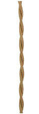 B&P Lamp® Antique Brass Rayon Twisted Pair Lamp Cord, 100 Foot Spool