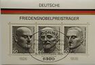 Stamps (West) Germany 1976 - Nobel Peace Prize Winners,  Franked