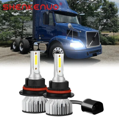 For 1998-1999 Volvo VN 2000-03 VNL 00-17 VNM Truck - 2x LED Headlight Bulbs Kit - Image 1 of 4