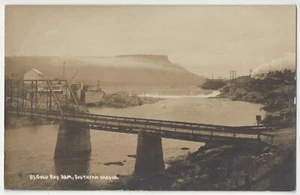 1910 Gold Ray Dam & Bridge, Oregon - Estación y energía - Foto real postal - Imagen 1 de 2
