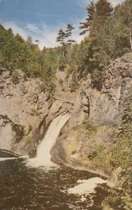 Little Manitou Falls cerca de Superior, Wisconsin - RPPC sin publicar - Imagen 1 de 3