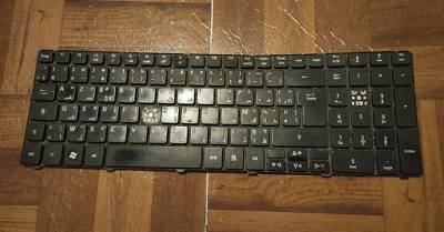 Laptop Keyboard French Azerty Emachines E443 V104702AK3 *PARTS ONLY* - Imagem 1 de 3