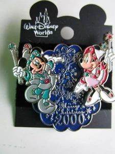 Pin 3044 TDL - Navidad 2000 Mickey & Minnie Disney - Imagen 1 de 1