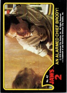 1978 Topps Jaws 2 #42 An Alarmed Chief Brody! Buy 3 Get 1 Free Free Shipping! - Picture 1 of 2
