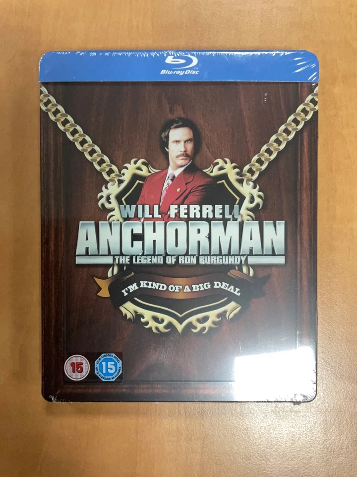 Anchorman blu ray steelbook new & sealed - Image 1 of 3
