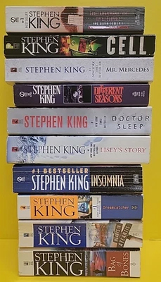 Lot of 10 Stephen King Paperback Horror Bachman Straub Dark Tower SET RANDOM*MIX Foto 1 de 4
