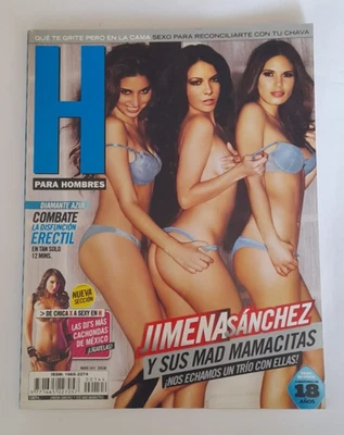 H PARA HOMBRES, MAGAZINE No 144 MAY 2011, JIMENA SANCHEZ ON COVER, +18 ADULT - Image 1 of 4