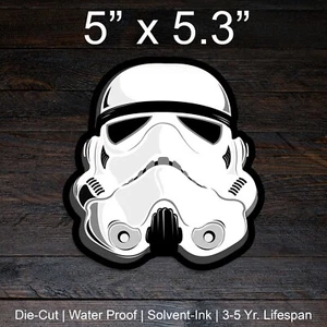 Calcomanía de vinilo premium pegatina de casco Star Wars Storm Trooper  - Imagen 1 de 1