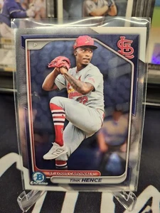 Tink Hence 2024 Bowman Draft Chrome #BDC-43 🔥 Prospect 🔥 St. Louis Cardinals - Picture 1 of 1