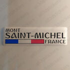 Mont Saint-Michel France Autocollant 120x30mm Drapeau 3D Adhésif Autocollants