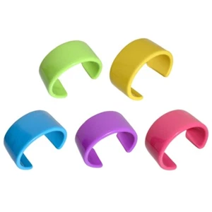 Elegant Geometry Wide Cuff Bracelets for Women in Vibranting Resin Acrylic - Picture 1 of 13
