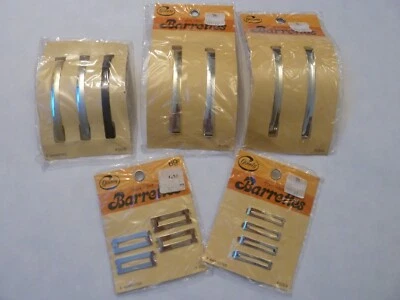 NEW Lot 15 Vintage 1975 70s GOODY Stay Tight Clasp Clip Hair Barrettes USA NOS - Image 1 of 4