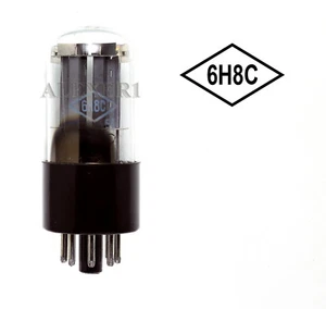 2 Stck. 6SN7 6N8S 1578 Photon Doppeltriodenröhre 02-1963 Gleiches Datum Code sowjetischer Neu aus altem Lagerbestand - Bild 1 von 4