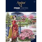 Anchor Collection Maia, Set De Point De Croix "Le Jardin Japonais", Modèle De Po