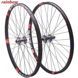 26 27.5 29" Bicycle Wheelset 30mm Thru Axle Quick Remove MTB Bike Wheels AM DH - Picture 1 of 32