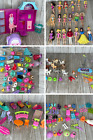 Large Lot Of Polly Pockets 19 Dolls And 180+ Accessories