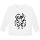 Angry Medusa Gorgon Childrens  Kids Long Sleeve Cotton T Shirts Kl045988