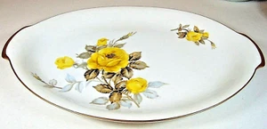 Cotillion Yellow Rose By Sango Large Serving Platter 14 1/4" Discontinued 1950 - Picture 1 of 2