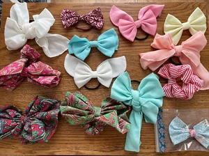Lot Of 13 hair Clip bow lot gift Pretty Cute New Women Girls Lovely Gift - Picture 1 of 7