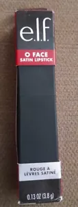 E.l.f O Face Satin Lipstick 0.13 Oz Lipstick 81789. New In Box. Rouge A COLOR - Picture 1 of 2