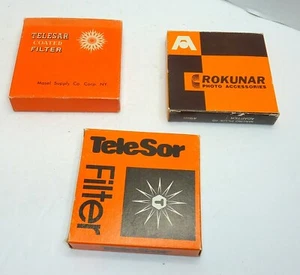 Lens Macro Filters New Old Stock, Teledor, Telesar Coated  55, 48 & 49mm - Picture 1 of 7