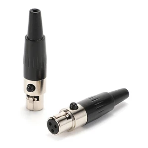 3/4/5 PIN Mini XLR Female Aviation Connector for Microphone Audio Video Connect - Picture 1 of 6
