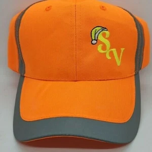 Bright Reflective Neon Color High Visibilitly Polyester Baseball Cap - SV LOGO - Picture 1 of 6