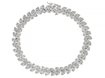 Pulseira de tênis 1,00 CTW diamante branco JTV nova com etiquetas - Imagem 1 de 4