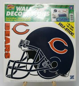 Chicago Bears Football Wall Decorations Color Clings Champion Series NIP