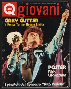 QUI GIOVANI 7/1974 DYLAN INCREDIBLE STRING BAND DONOVAN + POSTER WAKEMAN (YES) - Picture 1 of 1