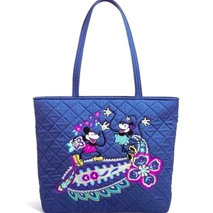 Disney Vera Bradley Sensational Six Large Embroidery Mickey Mouse & Minnie Tote - Picture 1 of 7