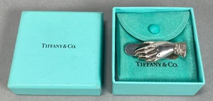 Tiffany & Co. 925 Sterling Silver Victorian Hand-Shaped Bookmark / Paper Clip - Picture 1 of 20
