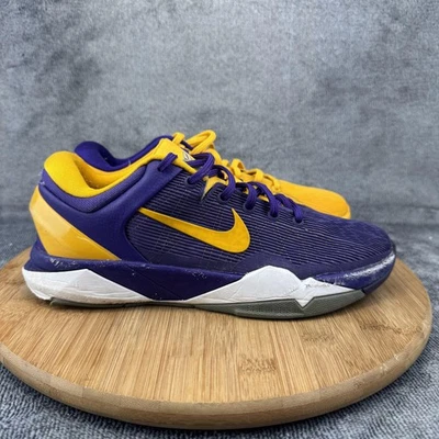 Nike Kobe 7 VII Zapatos Juveniles Talla 7Y Púrpura Amarillo Lakers Baloncesto 505399-502 Foto 1 de 4