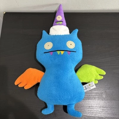 Chapéu Uglydoll 2014 SLEEPY CHILLY Ice-Bat 19" azul pelúcia roxo GUND 10484 - Imagem 1 de 4