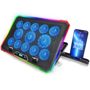 AABCOOLING QUANTUM - ADJUSTABLE SILENT NOTEBOOK COOLER PAD - 10"~17" LAPTOP - Picture 1 of 9