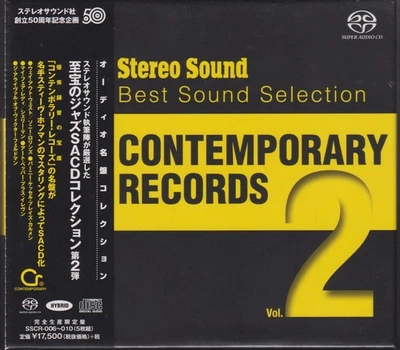 SACD Best Contemporary Records Vol. 2 Stereo Sound 5-Disc Set Japan Press New - Image 1 of 4