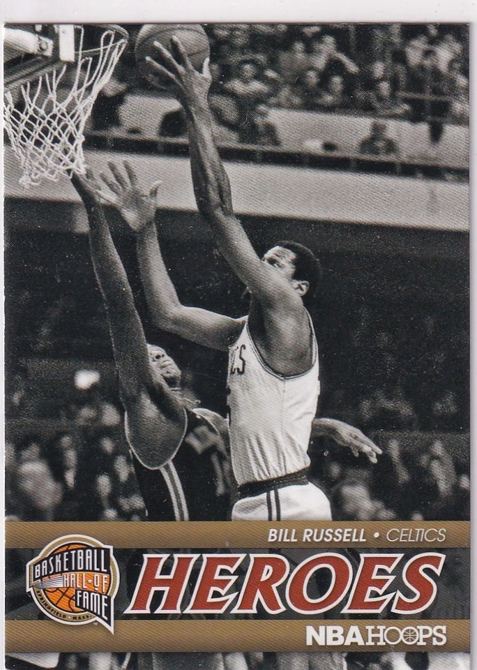 12/13 PANINI HOOPS BILL RUSSELL HEROES INSERT #1 - Image 1 of 1