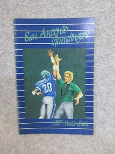 USFL 1985 SAN ANTONIO GUNSLINGER MEDIA GUIDE 114 Page US Football League Nr MiNT - Picture 1 of 1